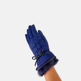 Santacana Pleated Gloves with Bow - Big Bag NY