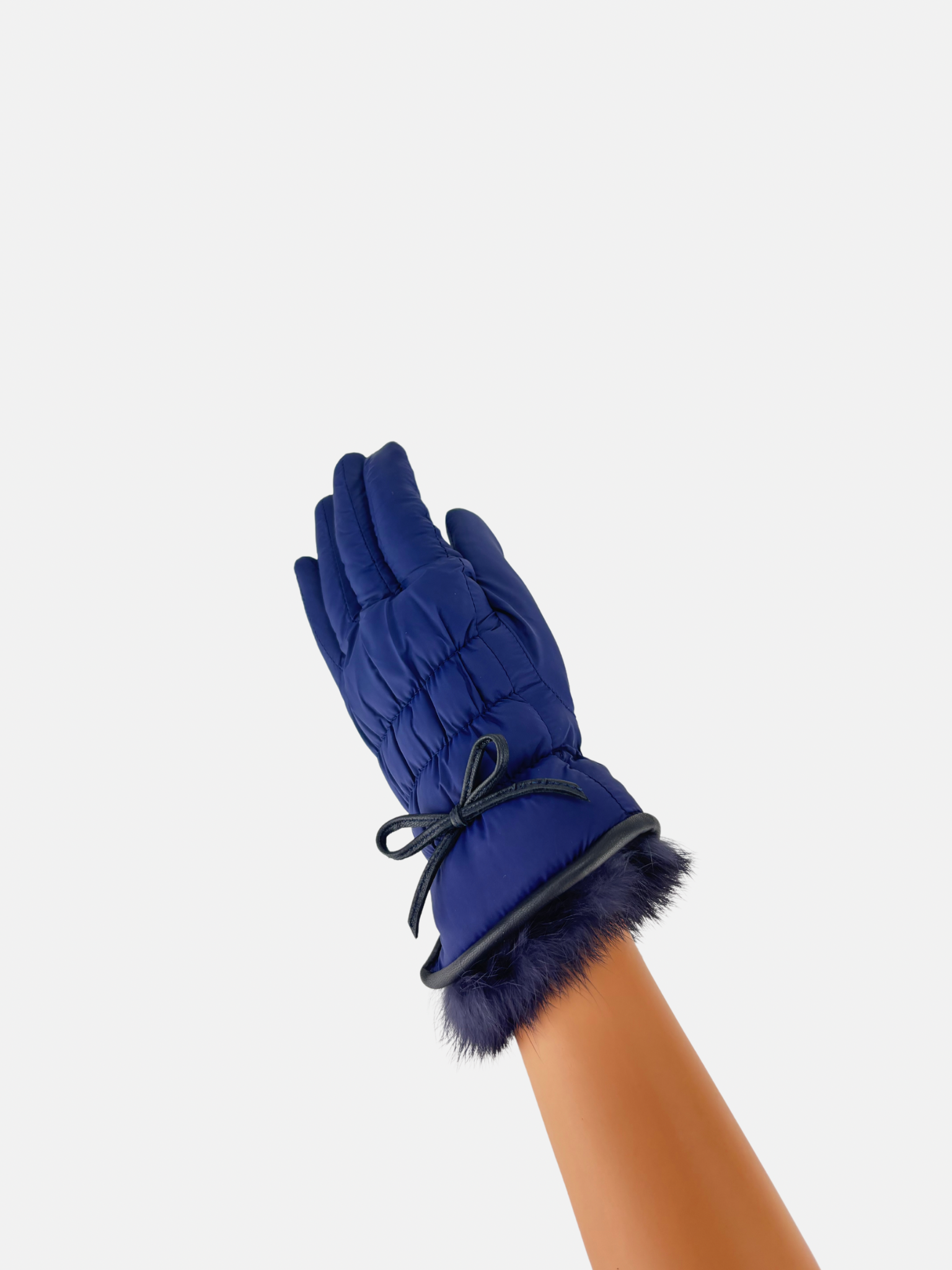 Santacana Pleated Gloves with Bow - Big Bag NY