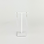 Heather Guidero Long Bridle Drop Earrings in Clear Quartz - Big Bag NY