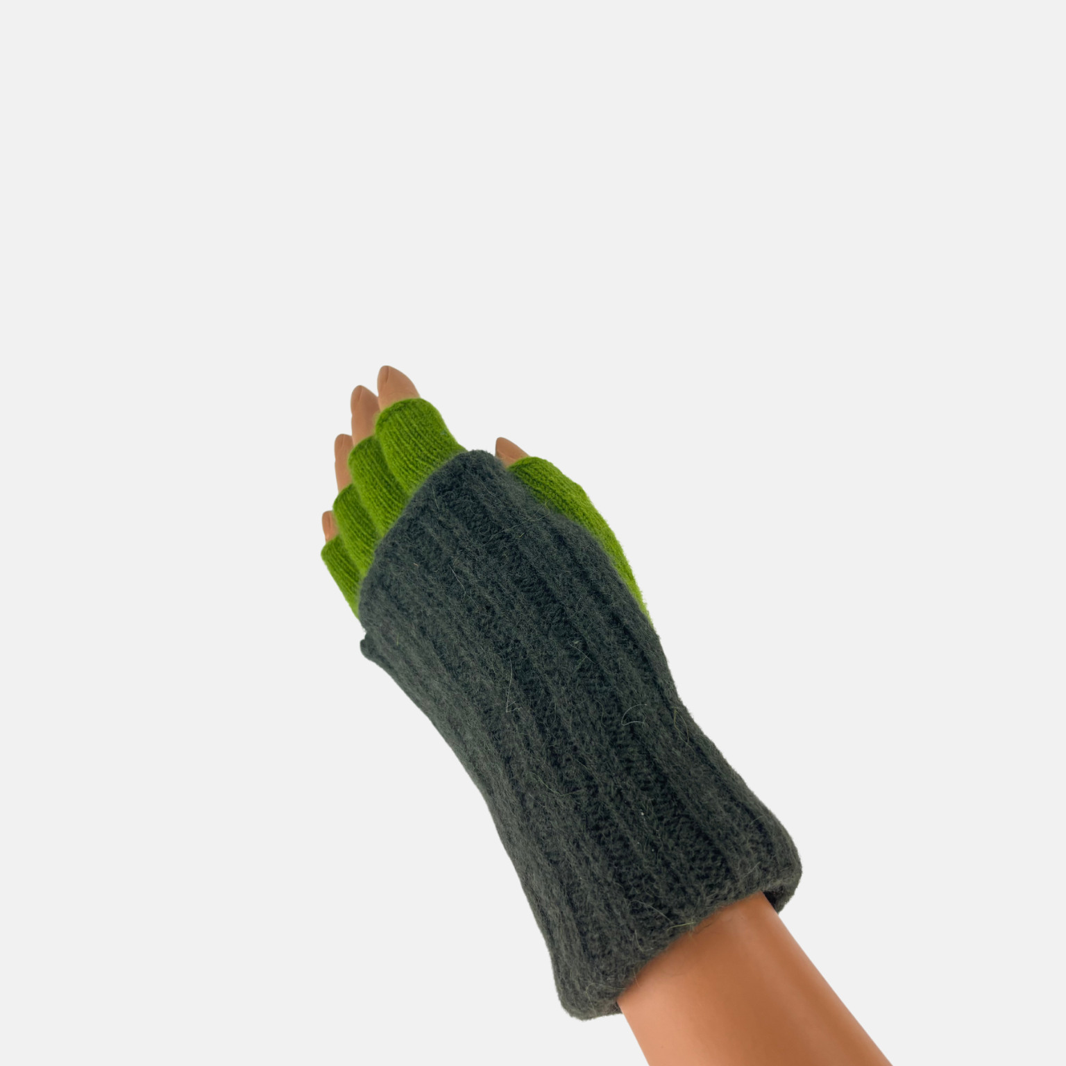 Santacana Two Tone Fingerless Gloves - Big Bag NY