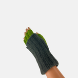 Santacana Two Tone Fingerless Gloves - Big Bag NY