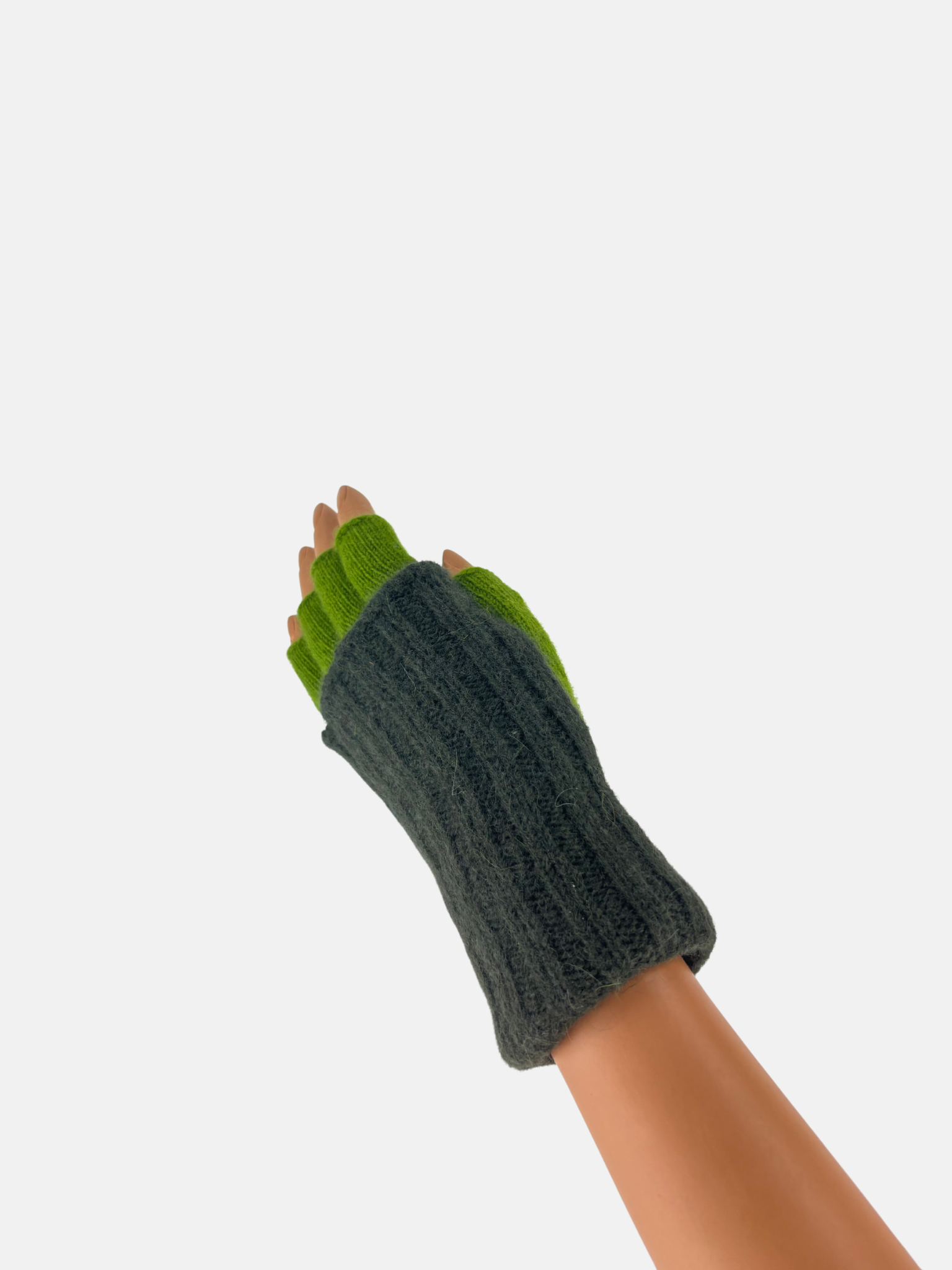 Santacana Two Tone Fingerless Gloves - Big Bag NY