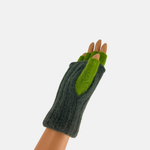 Santacana Two Tone Fingerless Gloves - Big Bag NY