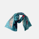 Barbieri Fall Leaves Wool Scarf - Big Bag NY