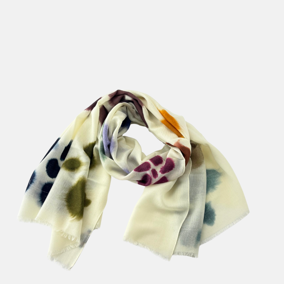 Barbieri Fall Floral Wool Scarf
 - Big Bag NY