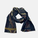 Barbieri Geometric Arrows Wool Scarf - Big Bag NY