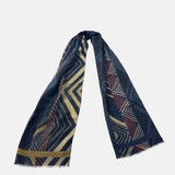 Barbieri Geometric Arrows Wool Scarf - Big Bag NY