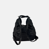 Toledo Lambskin and Leather Convertible Crossbody and Backpack