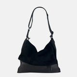 Reptile's House Toledo Lambskin and Leather Messenger Bag - Big Bag NY