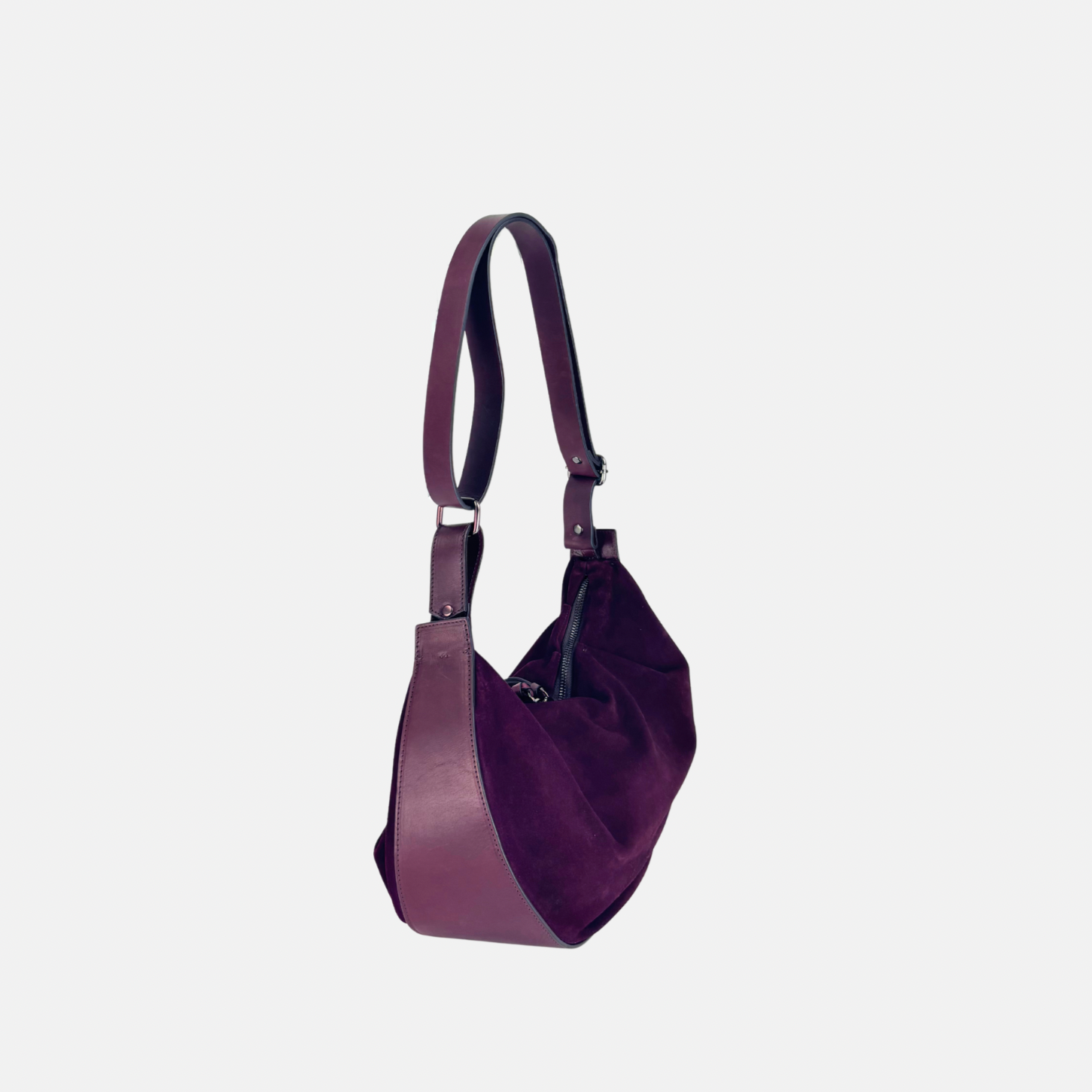 Reptile's House Nika Lambskin Moon Crossbody Bag - Big Bag NY