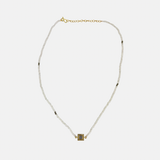Shana Gulati Nava Diamond and Moonstone Beaded Necklace - Big Bag NY