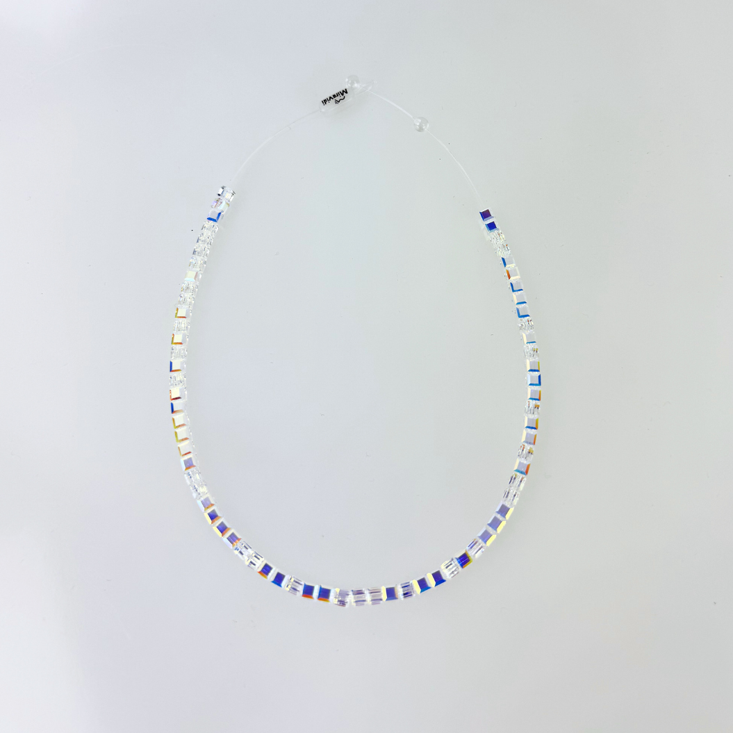 Miravidi LINE Necklace Aurora Borealis - Big Bag NY
