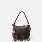 BIBA Varney Shoulder Bag in Dark Brown - Big Bag NY