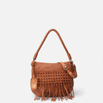 BIBA Varney Shoulder Bag in Tan - Big Bag NY