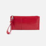 Hobo Vida Wristlet in Polished Leather Hibiscus - Big Bag NY