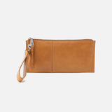 Hobo Vida Wristlet in Polished Leather Natural - Big Bag NY