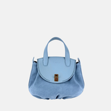 VISONA Small City Handbag in Sky Blue - Big Bag NY