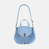 VISONA Small City Handbag in Sky Blue - Big Bag NY