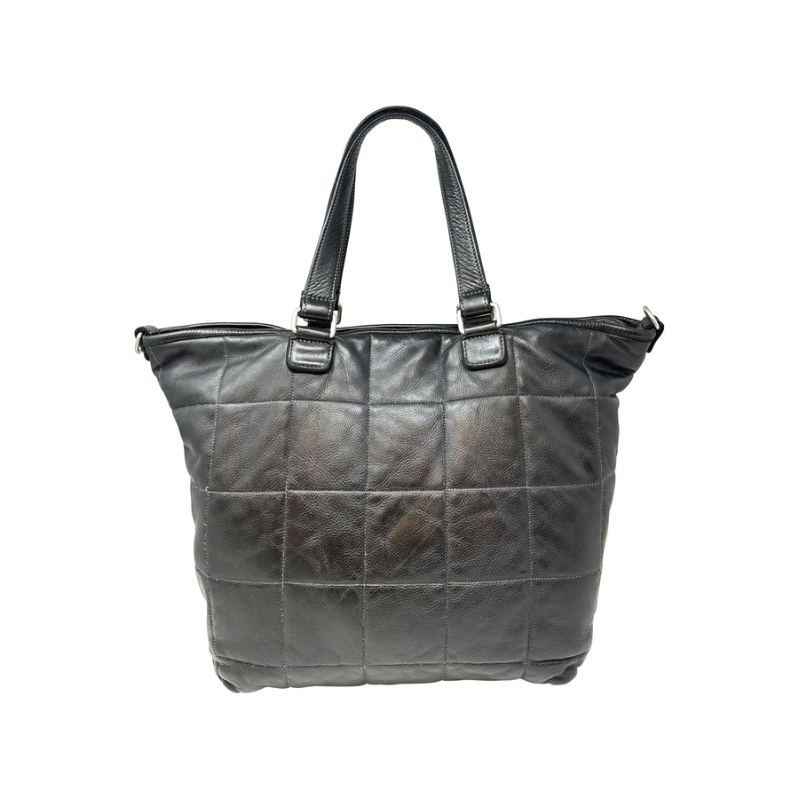 VLD Mod. "My Bag" Large Quilted Leather Tote