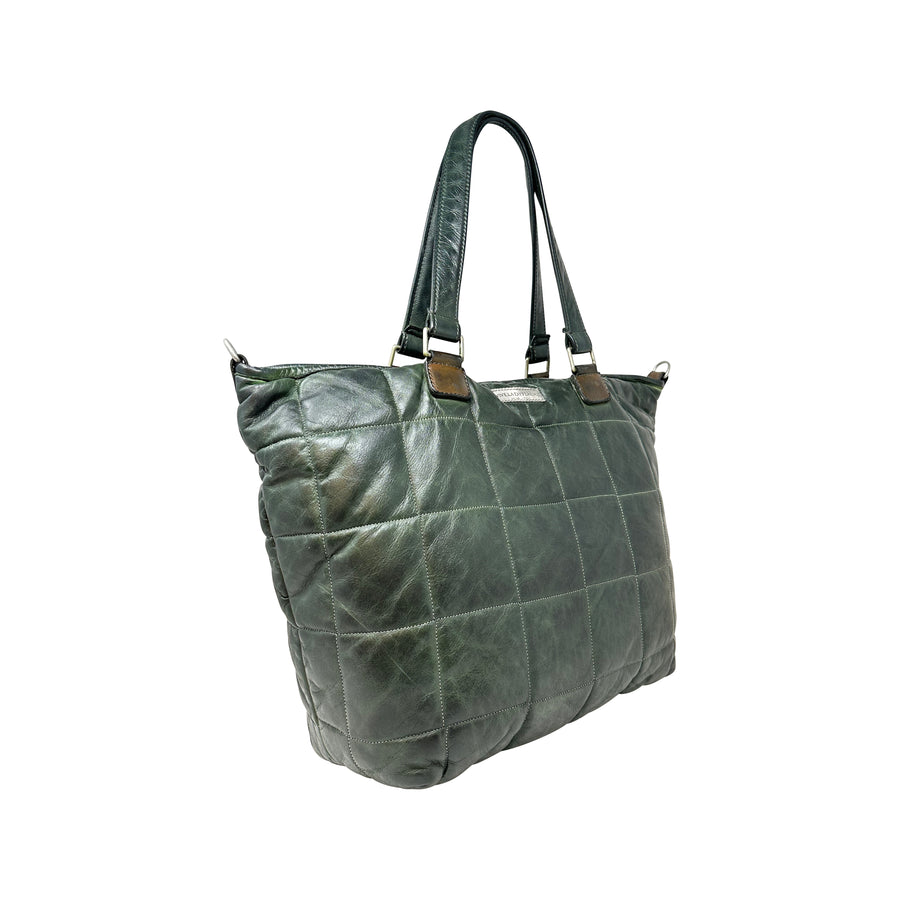 VLD Mod. "My Bag" Large Quilted Leather Tote
