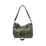 VLD Quilted Leather Tote Olive