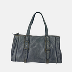 VLD AZAR Leather Duffel Bag in Dusty Grey - Big Bag NY