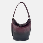 VLD NEW CHIC Slim Bucket Bag in Dark Cherry
