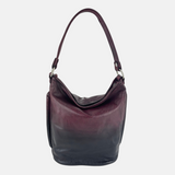 VLD NEW CHIC Slim Bucket Bag in Dark Cherry