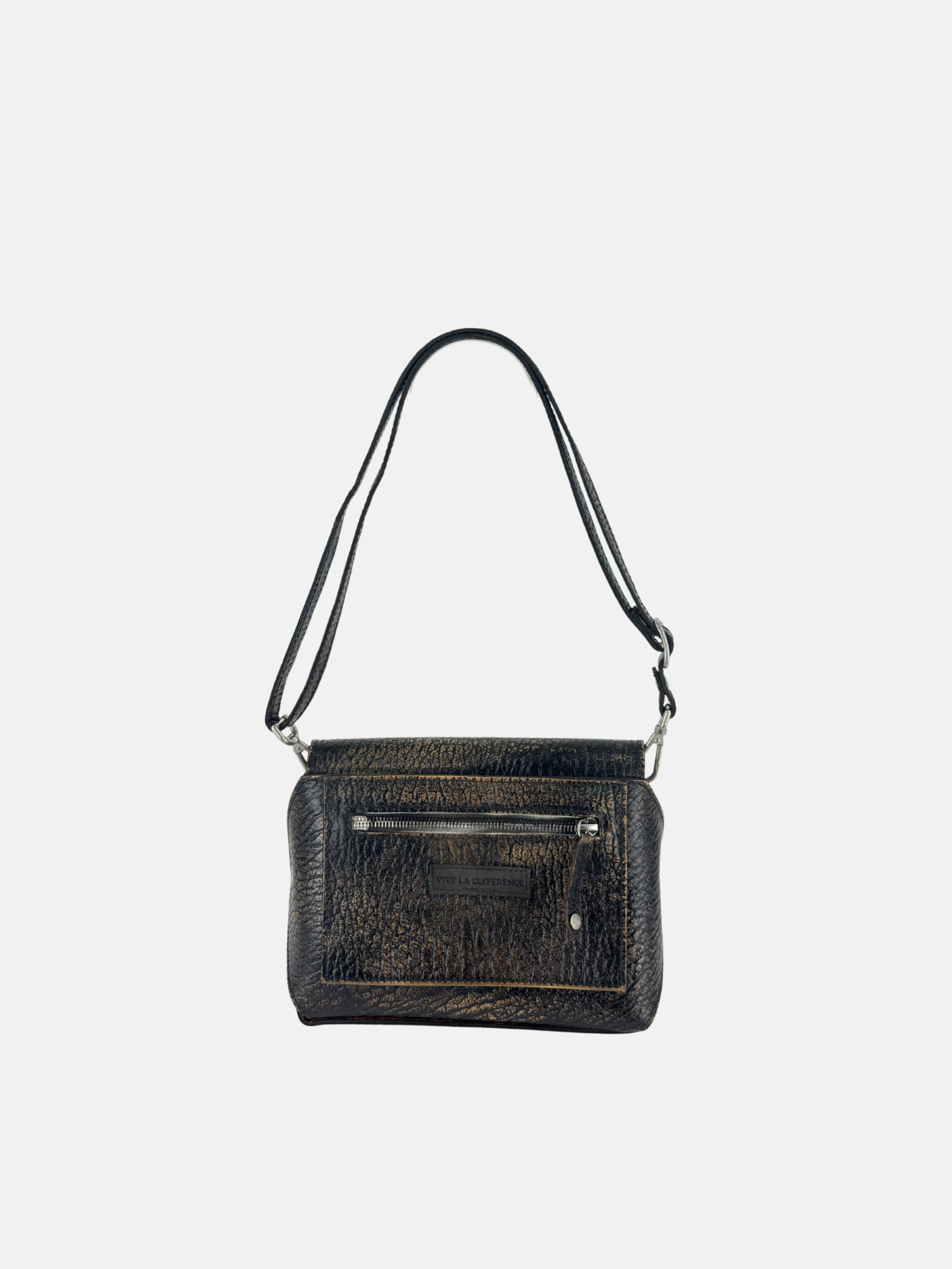 VLD PARTY SCRATCH Small Turnlock Bag in Black - Big Bag NY back