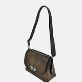 VLD PARTY SCRATCH Small Turnlock Bag in Coffee - Big Bag NY