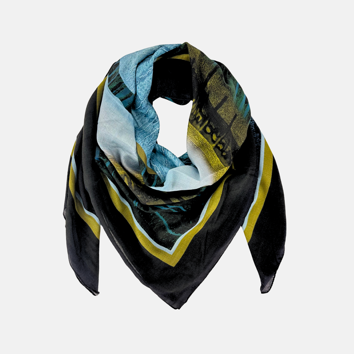 Vert Lago Bellagio Cashmere Scarf - Big Bag NY