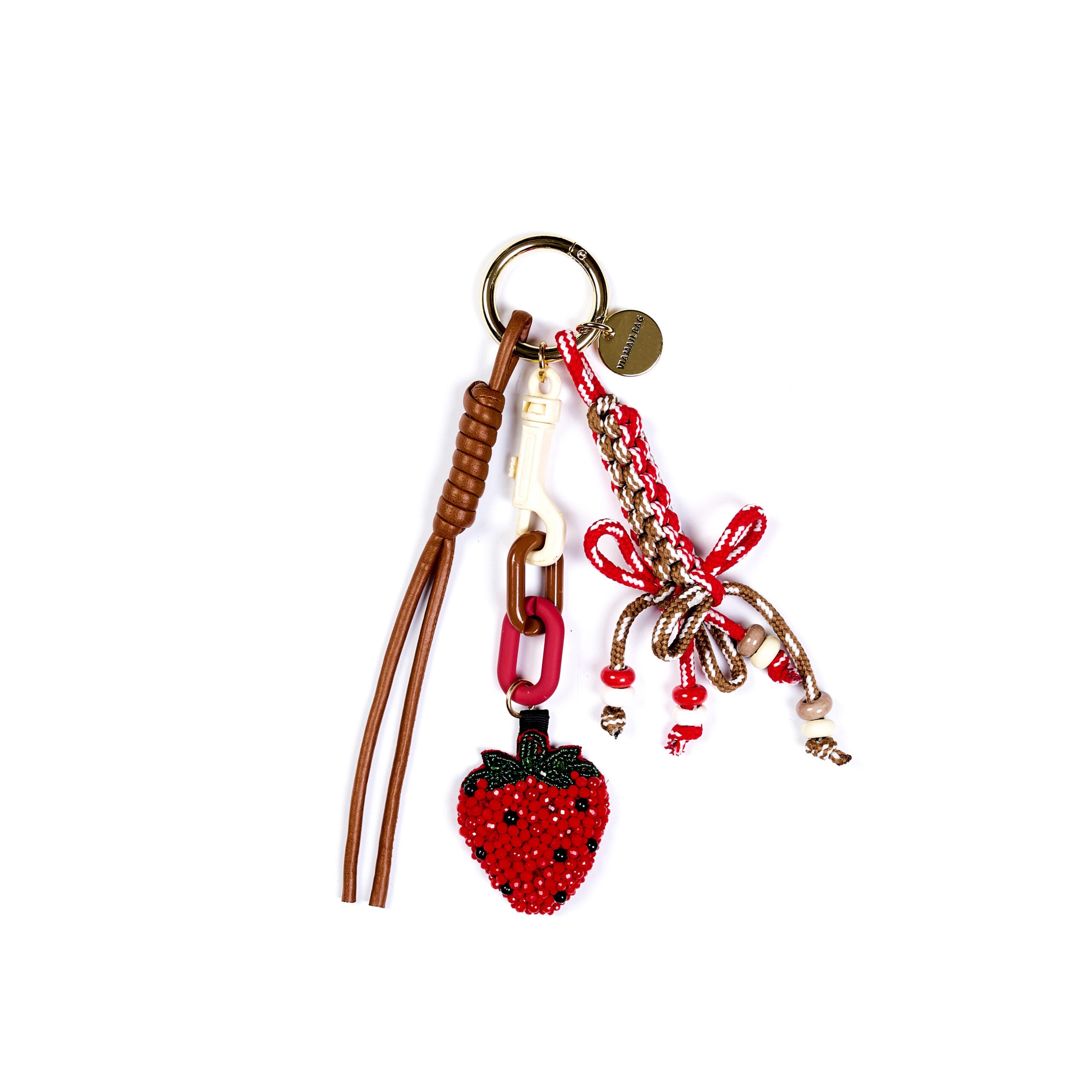 Viamailbag Strawberry Bag Charm - Big Bag NY