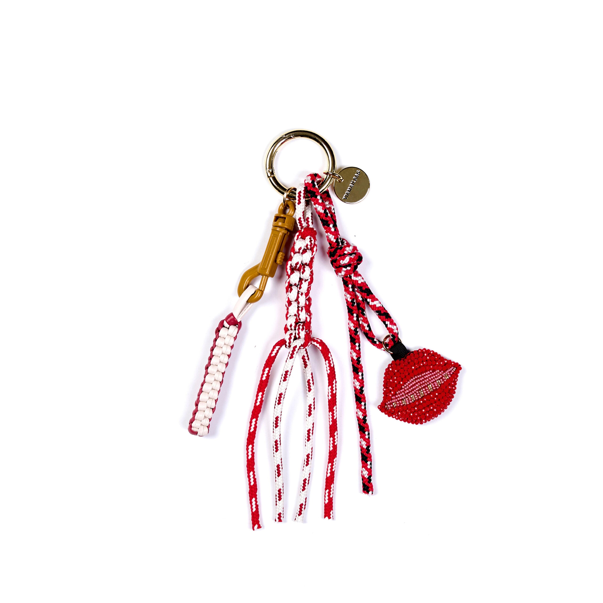 Viamailbag Red Lips Bag Charm - Big Bag NY