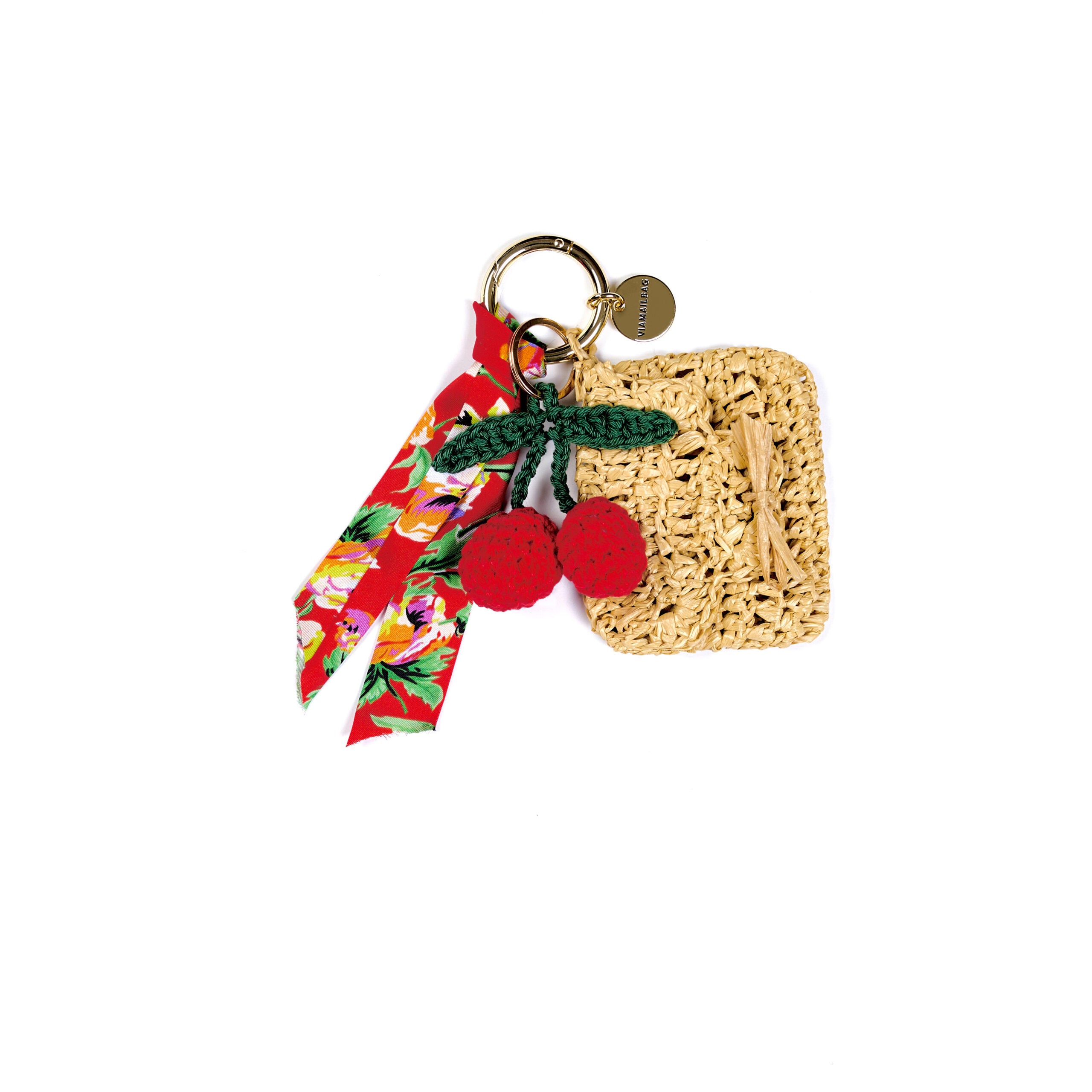 Viamailbag Cherry Picnic Bag Charm - Big Bag NY