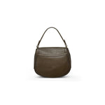 Plinio Visona Small Crossbody Saddlebag in Wenge - Big Bag NY