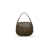 Plinio Visona Small Crossbody Saddlebag in Wenge - Big Bag NY