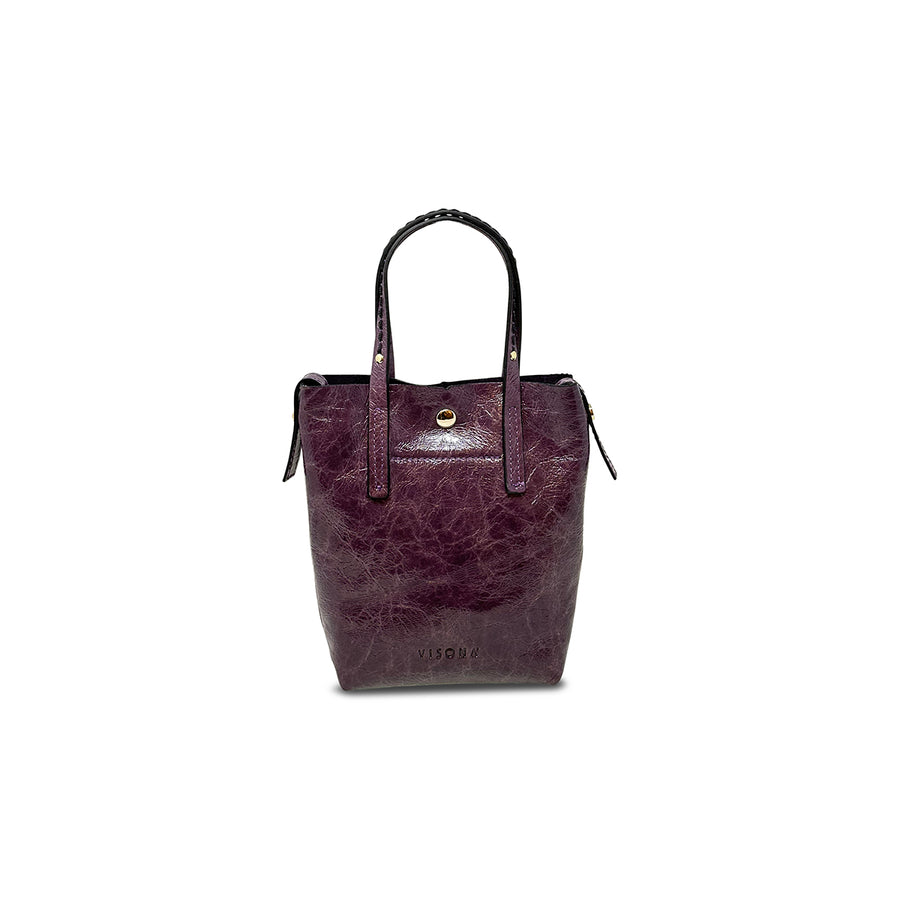 Micro Tote Bag in Glossy