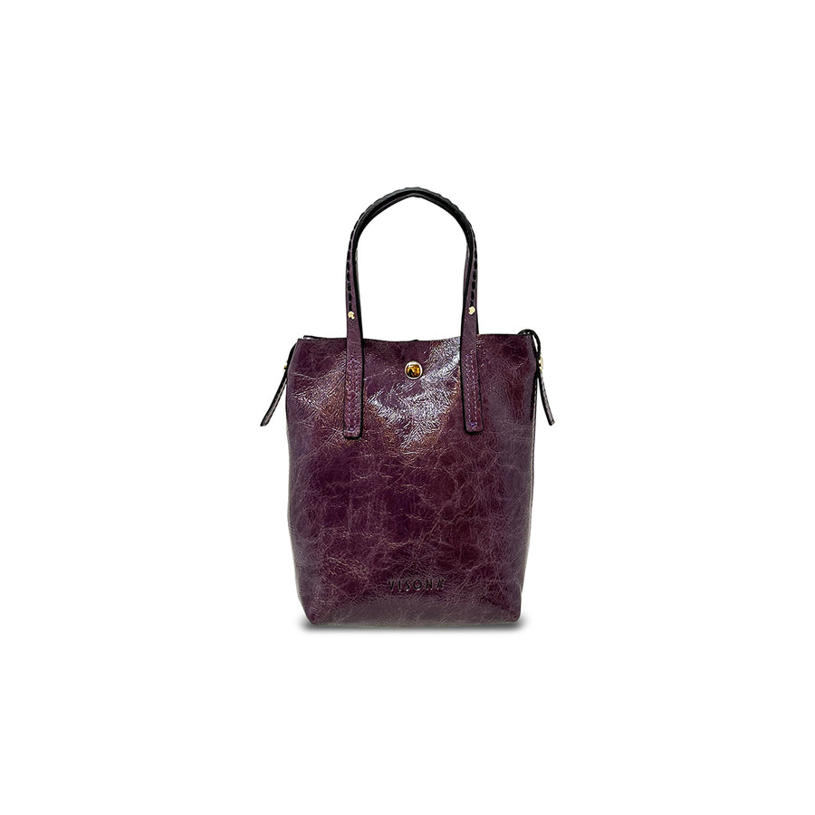Micro Tote Bag in Glossy