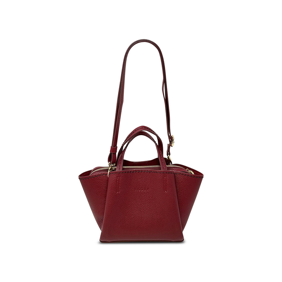 Mini Tote in Vino