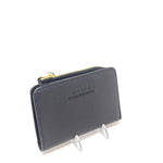 Visona Card Wallet with Wide Zip Pocket PV-7701-BLACK - Big Bag NY 2