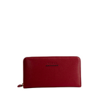 Visona Long Zip Around Wallet in Wine - Big Bag NY
