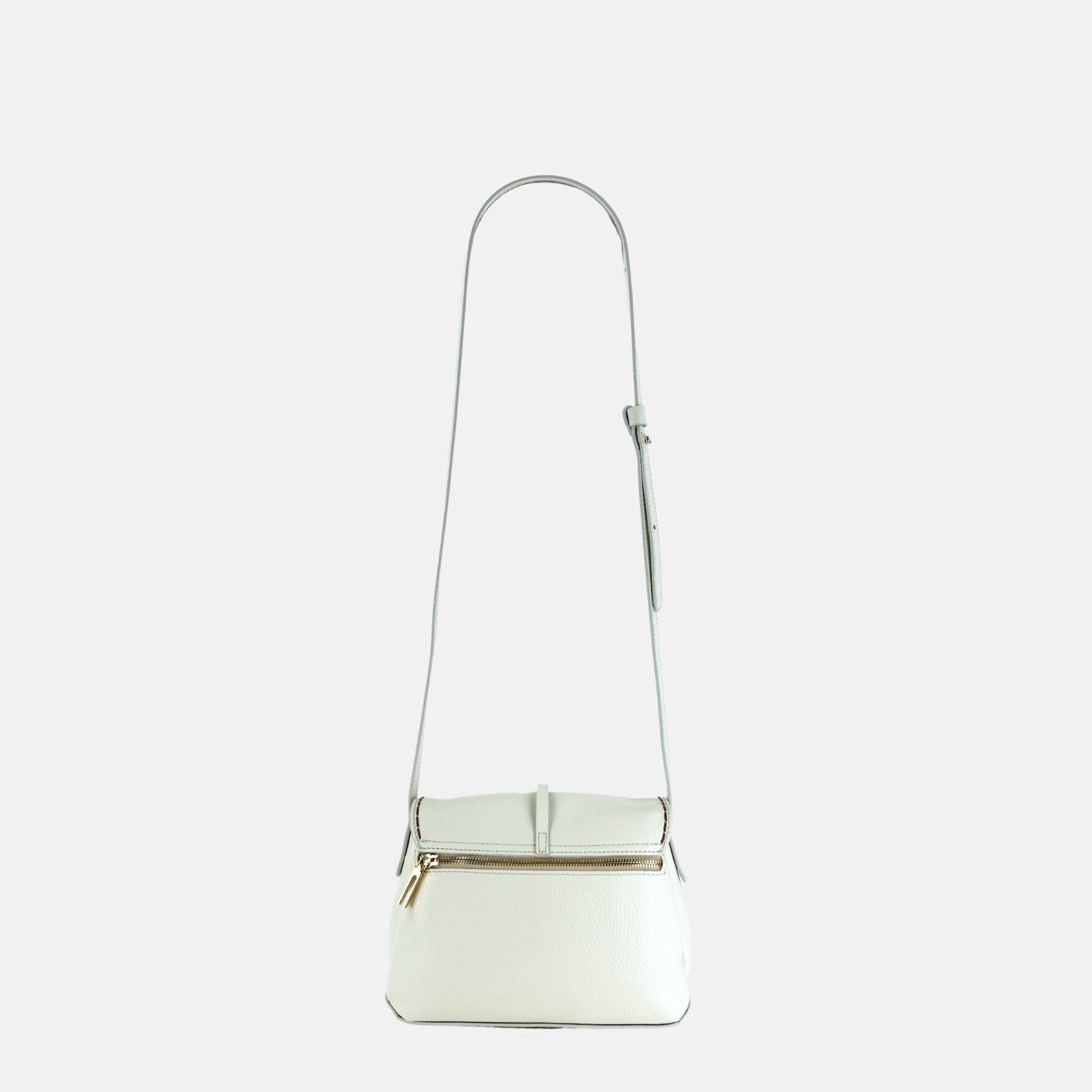 Visona Positano Tortoiseshell Small Crossbody Bag in Cream - Big Bag NY