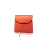 Visona Small Trifold Wallet with Moon Flap PV-6470- Papaya - Big Bag NY