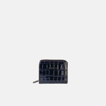 Visona Square Zip Around Wallet in Embossed Alligator Leather - Big Bag NY