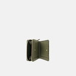 Visona Square Zip Around Wallet in Embossed Alligator Leather - Big Bag NY