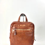 Vive La Difference FREELANCE DOTS Leather Backpack Caramel - Big Bag NY