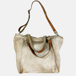 Vive La Difference Faded Large Leather Tote - Big Bag NY