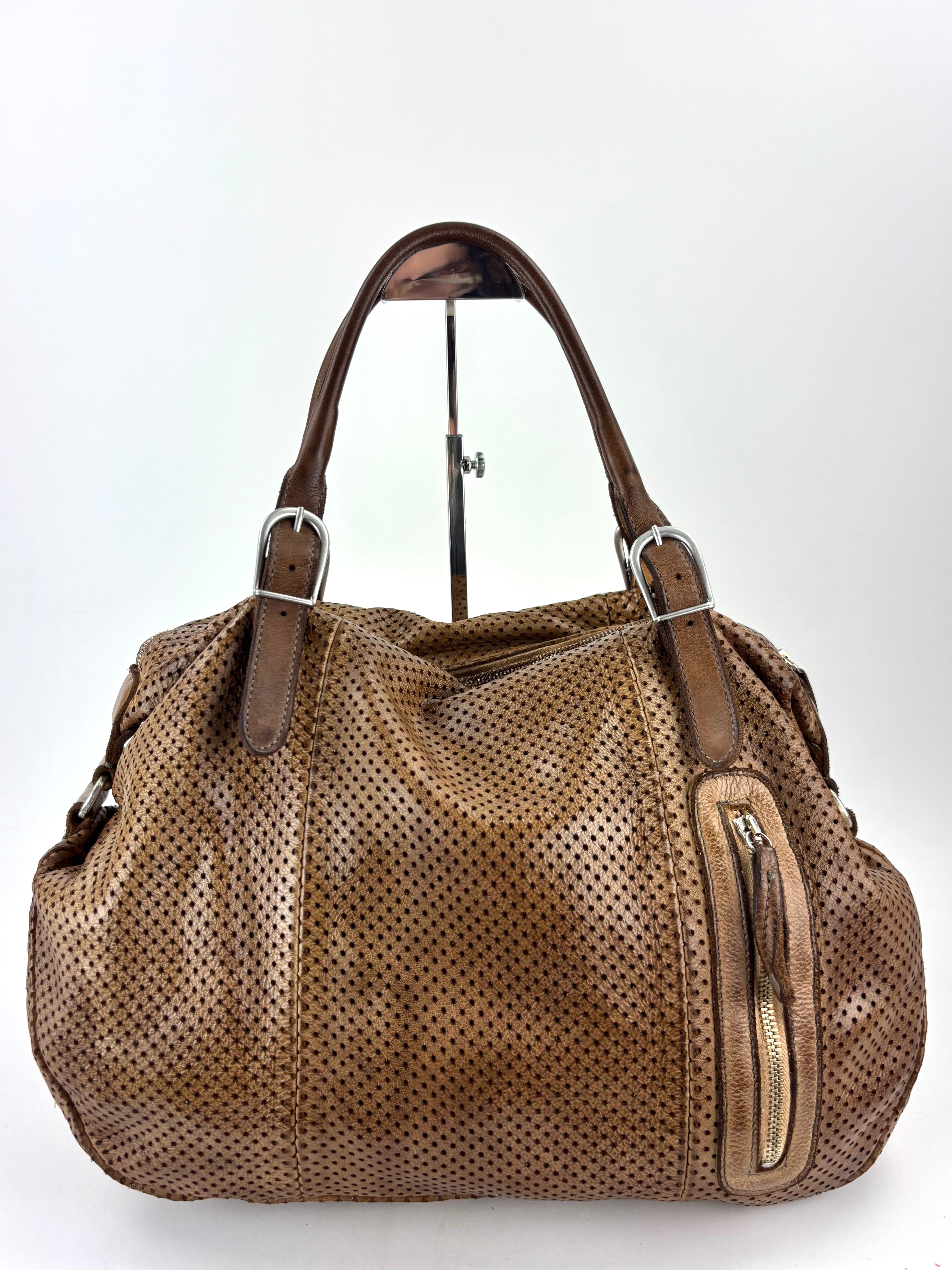 Vive La Difference KIMI DOTS Large Shoulder Bag Bamboo - Big Bag NY