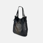 Vive La Difference Panorama Balloon Leather Tote Bag in Royal Brown - Big Bag NY