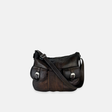 Vive La Difference Robin 2 Pocket Crossbody Bag in Cocoa Brown - Big Bag